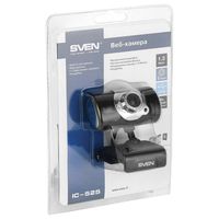 Camera SVEN IC-525, 1024p, 5-lens system, Manual focus, Built-in microphone, Mounting clip