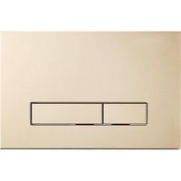 Кнопка смыва Nomi 097-HD пластик Золотой мат