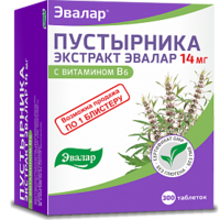 💚 🌿 Пустырника экстракт Эвалар с вит В6 №300