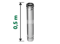 ДЫМОХОД ОДНОСТЕННЫЙ D115 430/0,5 ММ 0,5 М FERRUM