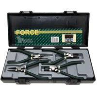 Плоскогубцы Force 5043A Набор съемников стопорных колец внутренних и внешних 19-60мм. 4 ед.