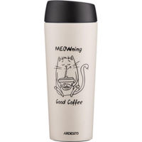 Термокружка Ardesto AR2645WC Coffee Time Meowning 450ml