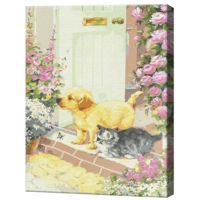 Tablou pe numere Art Gallery EX7507 Prieteni pufosi 30x40cm Eco