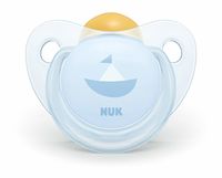 Пустышка латексная NUK Baby Blue в контейнере (0-6 мес)