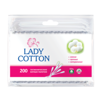 Палочки ватные Lady Cotton, 200 шт.