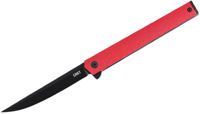 Нож походный CRKT Ceo Flipper Red W/Black Blade