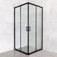 Cabină de duș Seranit Vision Killa 900x900x1850 6 мм Easy clean черный