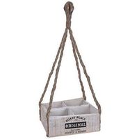 Цветочный горшок Promstore 44547 Кашпо подвесное «Ящик с отделениями» 25X25X9.5cm