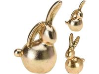 Сувенир "Кролик золотой" 13cm, 2 дизайна, керамика