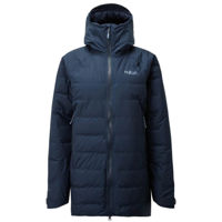 Îmbrăcăminte sport Rab Scurta dame Valiance Parka Deep Ink 08 (QDB-05-DI-08)