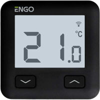 Термостат ENGO Controls E10-MBUSB, Wi-Fi, cu MODBUS, încorporat, black