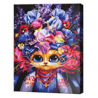 Картина по номерам BrushMe BS54081 Pictura pe numere 40x50cm Eco Pisica de vara