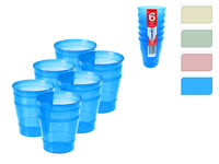 Set pahare Tontarelli Mamy 6buc, 350ml, din plastic