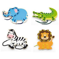Игрушка Viga 51326 Lacing Wild Animals