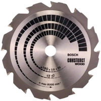 Диск отрезной Bosch 2608641201 Пильный диск CW WO H 190x20 Z12