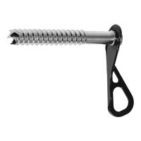Ледобур Climbing Technology Ice Screw 150 mm, zink plated steel, 3I83715