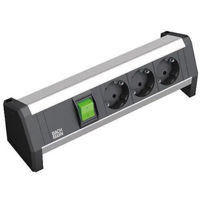 Удлинитель электрический BACHMANN 339.1001 Modul desk 3xSchuko 1xSwitch negru