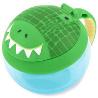 Посуда для кормления Skip Hop 9M932610 Cana pentru gustari Zoo Crocodil