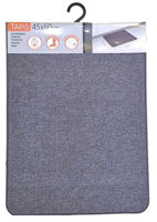 Коврик для ванной Luance 56170 antiderapant 45x60cm Hexagone, gri inchis, catifea/poliester