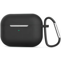 Чехол для наушников Helmet Airpods Pro, silicone, Black