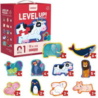 Головоломка Mideer MD3100-2 Seria de puzzle-uri Animale, 10 în 1, nivelul 1
