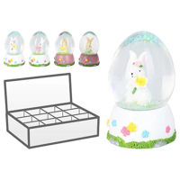 Декор Promstore 54846 Яйцо сувенирное с фигуркой 7см, в ассортименте