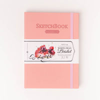 Sketchbook Malevich pentru grafică și markerii Bristol Touch. roz, 180 gr, А5 cm, 50 foi
