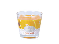 Свеча ароматизированная в стакане 9X8cm, 26час, Апельсин