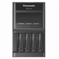 Panasonic  "Smart charge" Charger 4-pos AA/AAA, BQ-CC65, with LCD