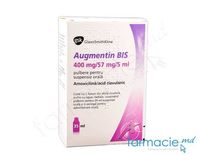 Augmentin BIS pulb./susp. orala 400 mg + 57 mg/5 ml 35 ml (2ani-6ani)