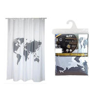 Занавеска для ванной MSV 49915 World 180X200cm, MSV Premium