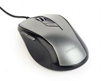 Mouse Gembird MUS-6B-01-BG, Optical, 800-1600 dpi, 6 buttons, Ambidextrous, Black/Grey, USB