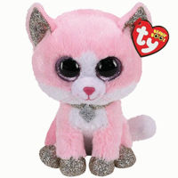 Jucărie de pluș TY TY36366 FIONA pink cat 15 cm