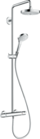 Sistema de dushansgrohe Croma Select S Showerpipe 180 2jet cu termostat