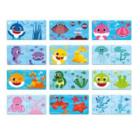 Головоломка Dodo 200586 Puzzle Potrivește culorile, seria Baby Shark, 24el