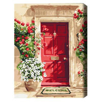 Tablou pe numere BrushMe BS54168FC 40×50 (fără cutie) Uși florale