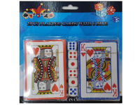 Carti de joc (2х36 buc.) + 6 zaruri 38347 (6994)