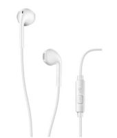 Cellular Club conical earphone with mic.White