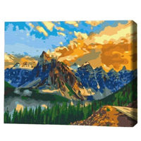 Картина по номерам BrushMe RBS27152FC 30x40сm (fără cutie) Peisaj montan