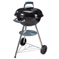 Мангал BBQ 50786 Gratar rotund cu picioare D47cm, H83cm, cu plasa si raft