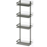 Полка для ванной Teknotel ES060caf Raft 4 niveluri 20x27x76cm, metal cupru