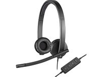 Logitech Headset USB Stereo H570e Black, Headset: 31.5Hz-20kHz, Microphone: 100Hz-18kHz, 2.5m cable, 981-000575 (casti cu microfon/наушники с микрофоном)