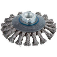 Набор головок, бит, насадок Wolfcraft Конусная щётка из стальной проволоки с витой проволокой 2153000