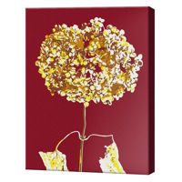 Tablou pe numere BrushMe BS53997 Pictura pe numere 40x50cm Eco Hortensia aurie