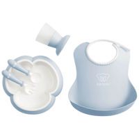 Seturi pentru hrănire bebelușilor BabyBjorn 070067A Set pentru alimentatie Powder Blue