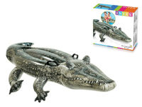 Plută-saltea gonflabilă Aligator cu mânere, 170×86 cm, până la 40 kg, 3+ 57551