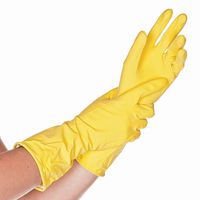MANUSI MENAJERE BETTINA, LATEX, GALBENE, 30CM, marime S