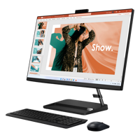 Lenovo AIO IdeaCentre 3 24IAP7 Black (23.8" FHD IPS Intel i5-12450H 2.0-4.4GHz, 16GB, 512GB, No OS)