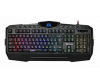 Gaming Keyboard & Mouse & Mouse Pad Qumo Wartime, Fn hotkeys, RGB, AntiGhosting, Black, USB