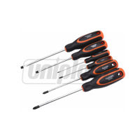 Set surubelnita cruce si plata Cr-V cu varf magnetic -  6 buc. Pro  HARDEN